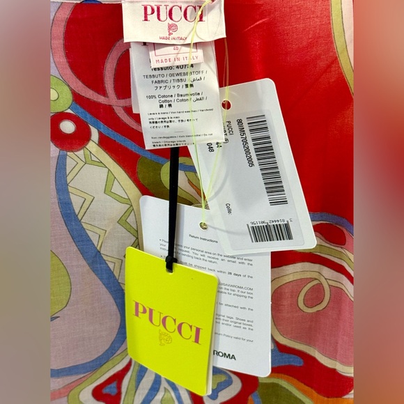 PUCCI Printed cotton muslin sarong skirt - Picture 8 of 11